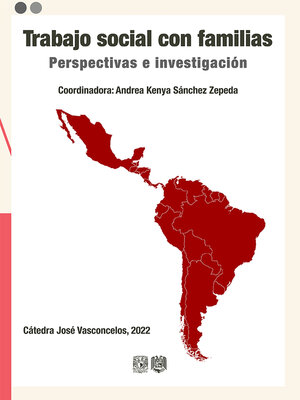 cover image of Trabajo social con familias. Perspectivas e investigación